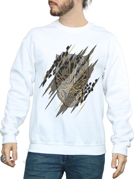 Immagine prodotto Felpa uomo Black Panther Gold Head in cotone (XL)