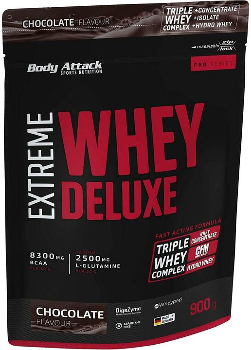 Produktbild Body Attack Extreme Whey Deluxe (900g Beutel) (Vanille, 1 Stk., 900 g)