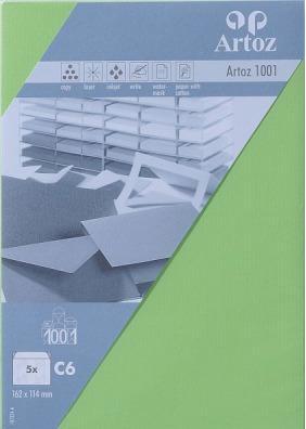Immagine prodotto Artoz 1001 Buste C6 verde betulla (C6, 1 x)