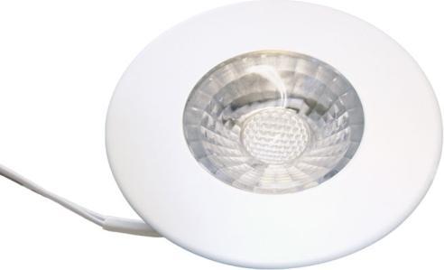 Nordtronic Downlight Gabriella 350mA LED 4W 927, 294 lumen, 35°, mat hvid