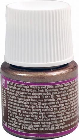 Produktbild Pebeo Deco Perlmutt Acrylfarben (Kastanienbraun, 45 ml)