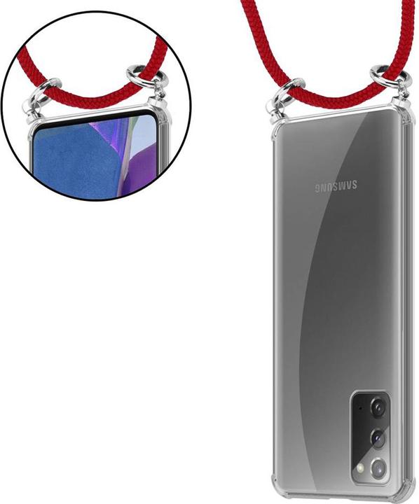 Produktbild Cadorabo TPU Handy Kette SILBER Cover