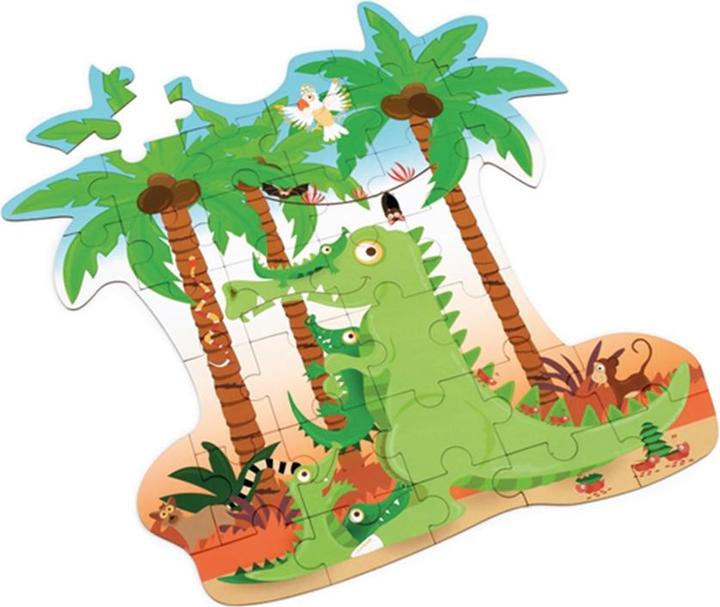 Produktbild Scratch Shape Puzzle Krokodil 36 Teile (36 Teile)