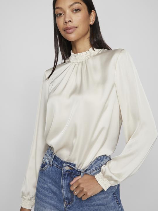 Actual product image Vila High Neck Top with Long Sleeves (38)