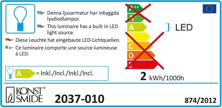 Energy Label Konstsmide Christmas tree lighting (9.10 m)