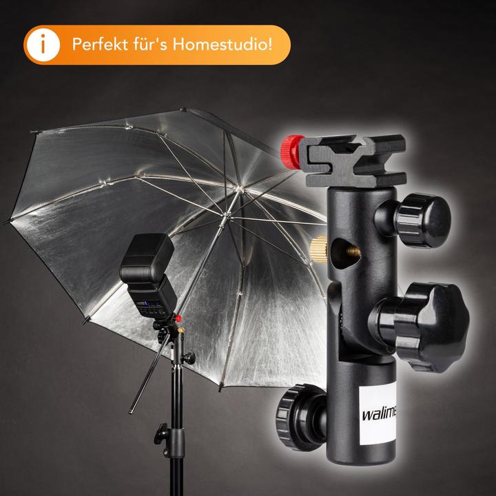 Productafbeelding Walimex Metalen flitser- en parapluhouder