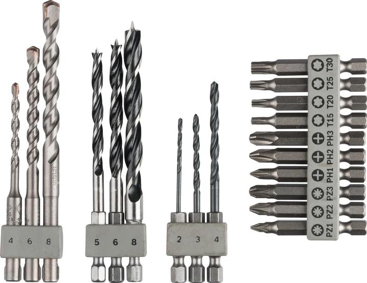Actual product image Bosch Zubehör Mixed Set SDS-Quick (4 mm, 6 mm, 8 mm)