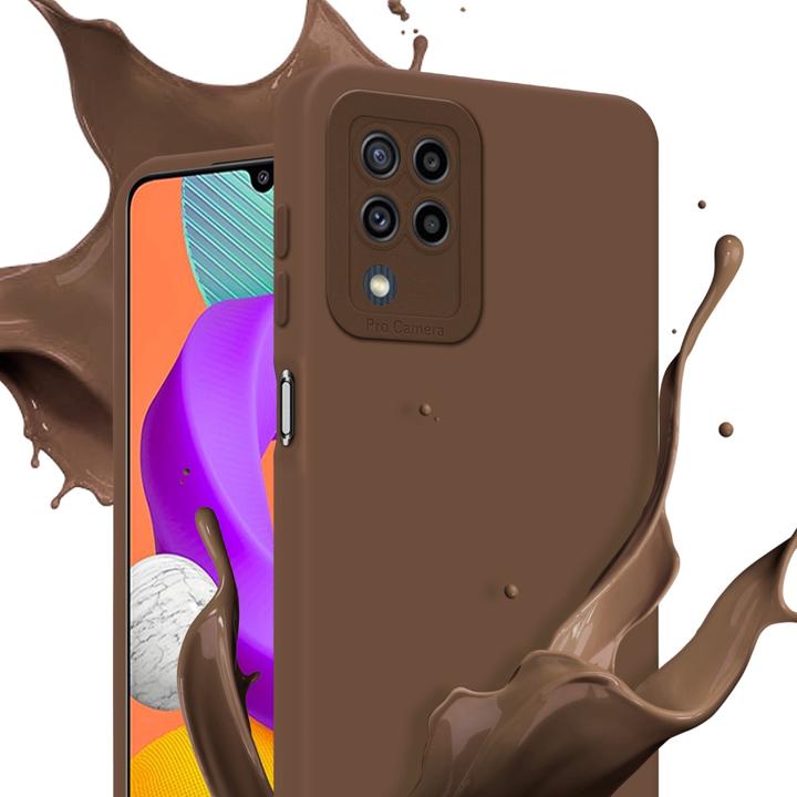 Productafbeelding Cadorabo Hoesje voor Samsung Galaxy M22 / M32 4G in TPU Fluid LM162 Style (Samsung Galaxy M22, Samsung Galaxy A32)