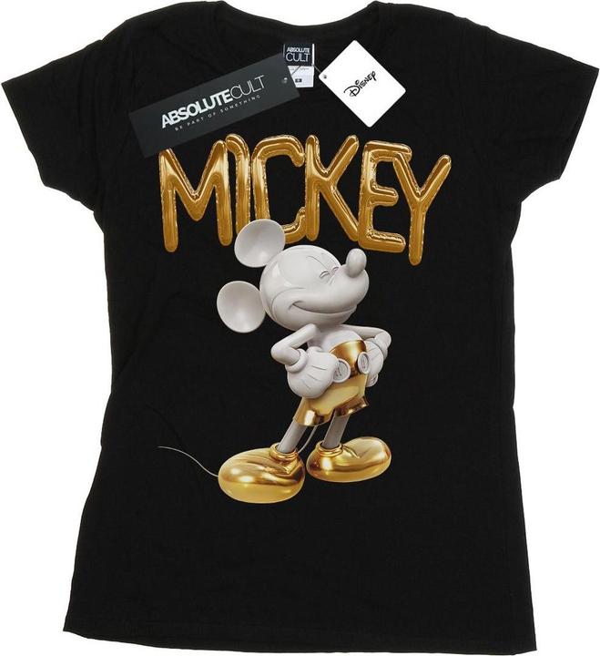 Immagine prodotto Disney Mickey Mouse Gold Statue Maglietta Donna (XL)