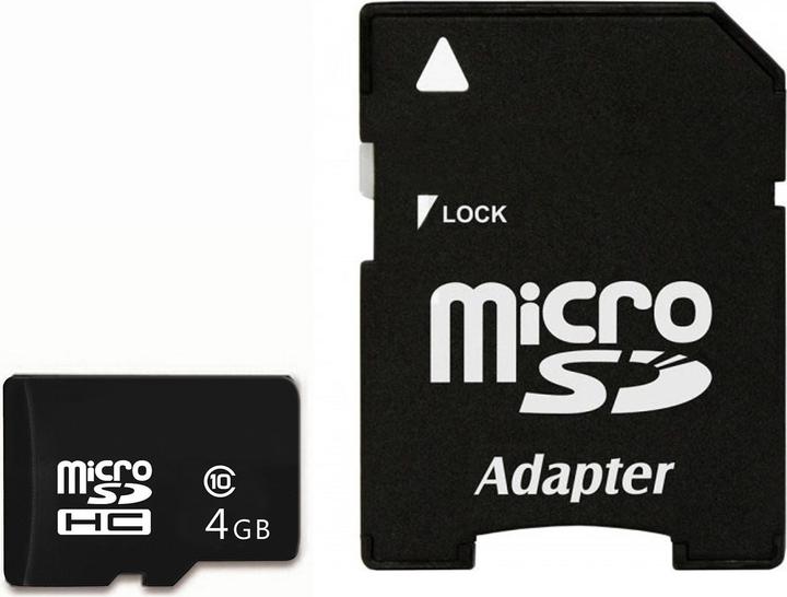 IMRO Micro SD card 4 GB - Memory card + adapter (4 GB, microSD, U1)