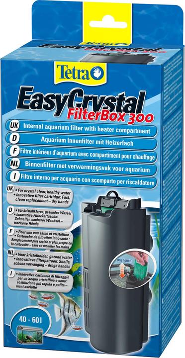 Tetra Filtro EasyCrystal 300 (250 l, Filtri interni, Acqua dolce)