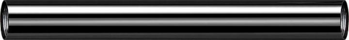 Produktbild Star Piercing Barbell-Stab schwarz mit 1.2 mm Innengewinde (Chirurgenstahl 316L)