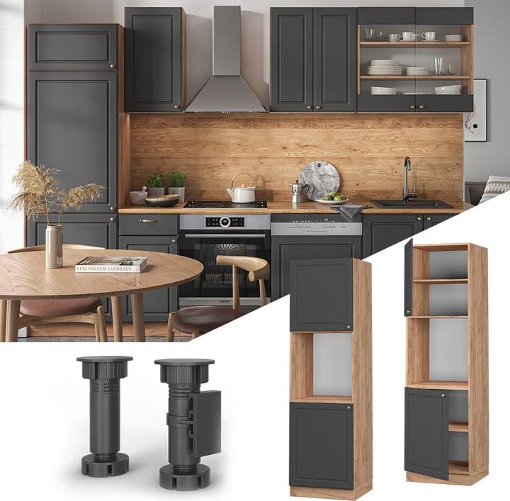 Produktbild Vicco Herdumbauschrank Fame-Line (60 x 58 x 206 cm)