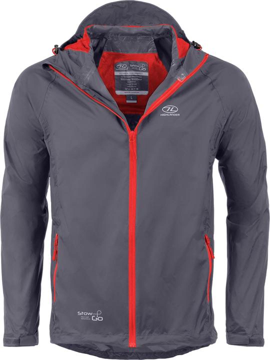 Produktbild Highlander Stow & Go Charcoal Packaway Jkt - Xs (XS)