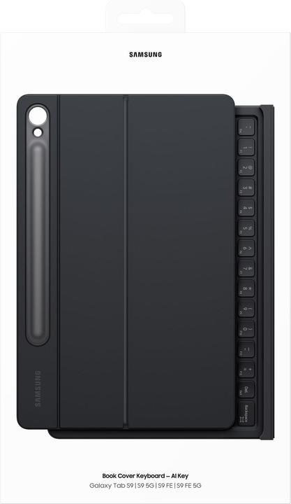 Actual product image Samsung Galaxy Book Cover Keyboard mit AI (Eng. Int., Galaxy Tab S9, Galaxy Tab S9 FE, Samsung Galaxy Tab S10 FE)