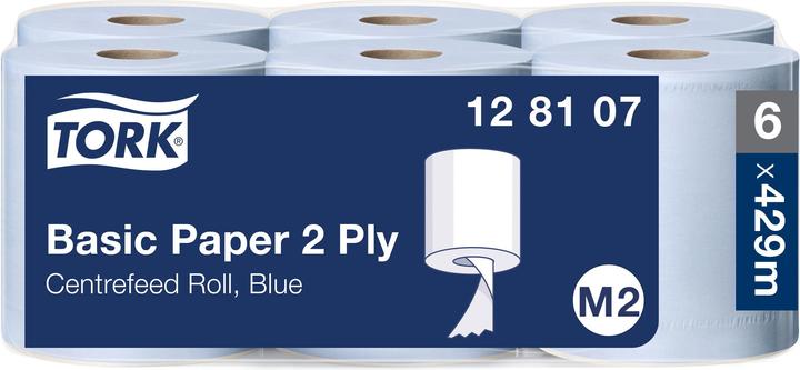 Produktbild Tork Basic Paper Centre Roll Blue 6x150m (6 x)