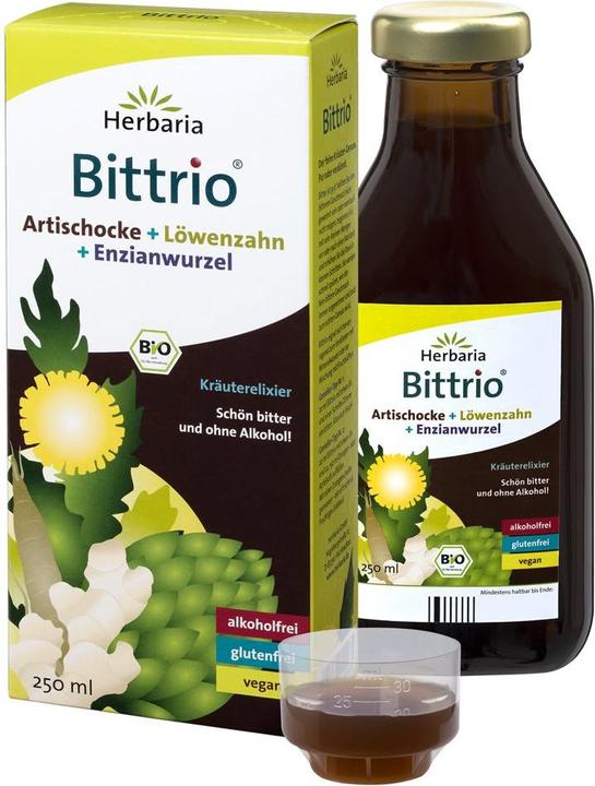 Produktbild Herbaria Kräuterelixier Bittrio Artischoke & Löwenzahn & Enzianwurzel Bio (1 Stück, Flüssigkeit, 592 g)