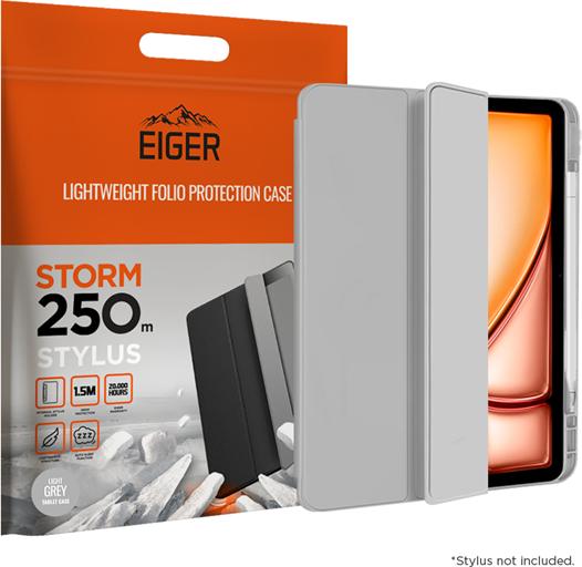 Eiger Storm 250 Stylus Case (iPad Air 2020 (4. Gen), iPad Air 11 2025, iPad Air 11 2024 (M2), iPad Air 2022 (5th Gen))
