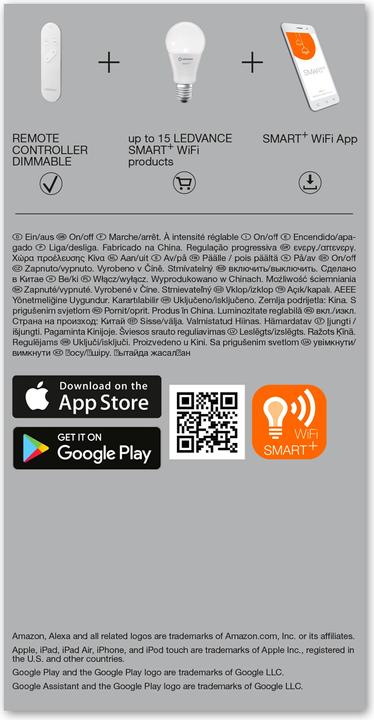 Actual product image Ledvance Smart + Wifi Remote Controller