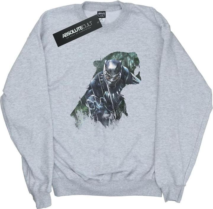 Produktbild Schwarzer Panther Wild Silhouette Baumwolle Sweatshirt (3XL)