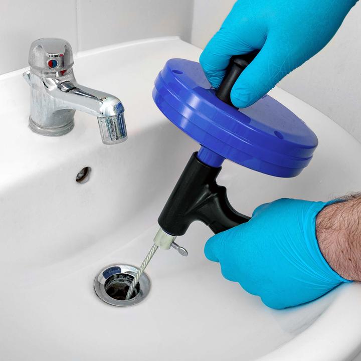 Actual product image Wiltec Extractable Pipe Cleaning Device Drain Spiral 7.5 m x 6 mm Freeing Sinks and Drains from Hair