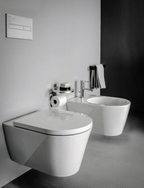 Actual product image Laufen Wall-mounted bidet KARTELL 1 tap hole version white LCC
