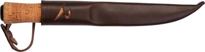 Actual product image Helle Fishing knife HELLEFISK, Sandvik 12C27 steel, stainless, leather sheath (12.30 cm)