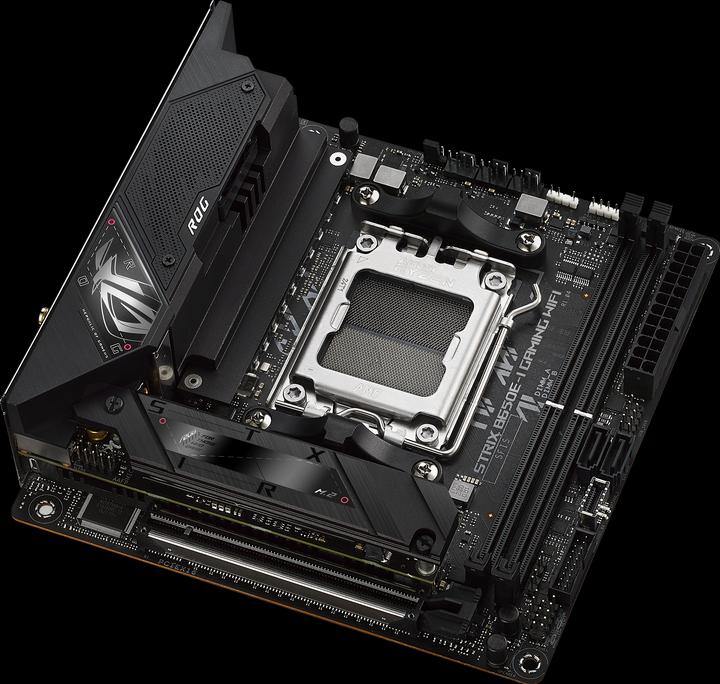Actual product image ASUS ROG STRIX B650E-I GAMING WIFI (AM5, AMD B650E, Mini-ITX)