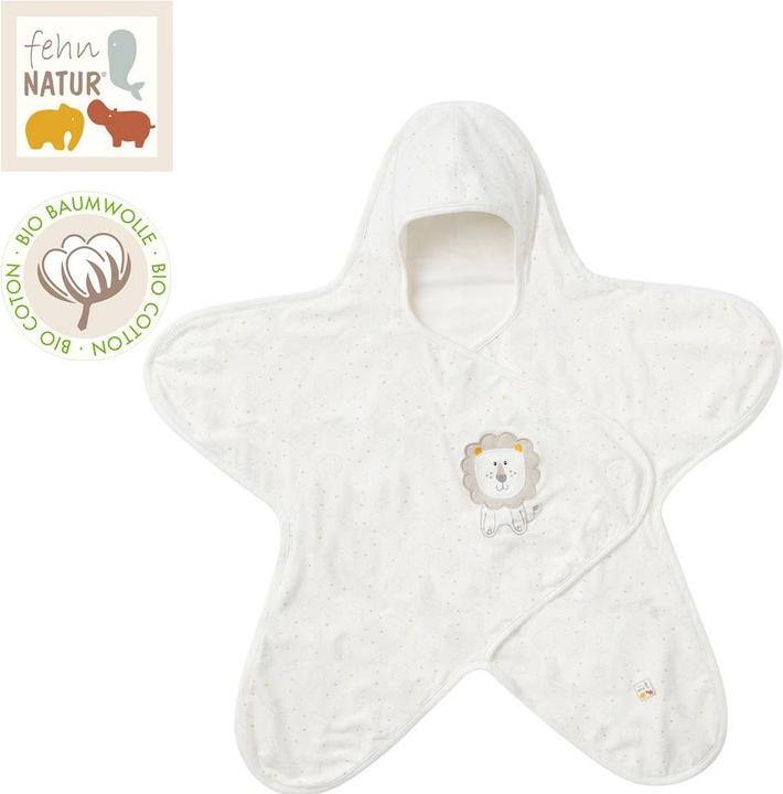 Actual product image Fehn Snuggle wrap lion fehnNATUR (70 x 80 cm)