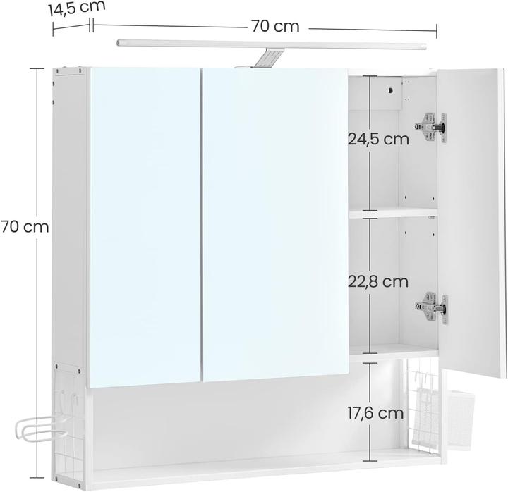 Produktbild Vasagle Diana (70 x 14.5 x 70 cm)