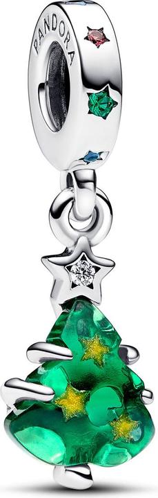 Pandora Funkelnder Weihnachtsbaum Charm (Sterling Silber 925)