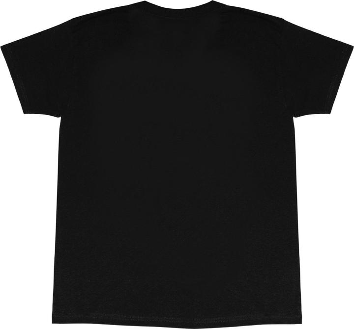 Actual product image Black Boys Tech Badge Cotton T-Shirt (116)