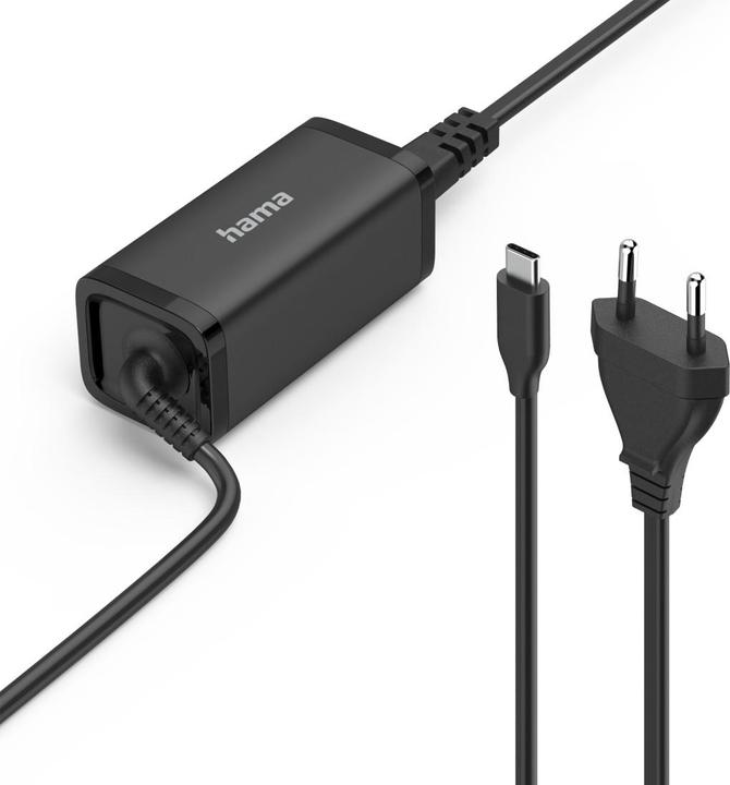 Immagine prodotto Hama Universal-USB-C-Notebook-Netzteil, GaN, Power Delivery (PD), 5-20V/45W (45 W)