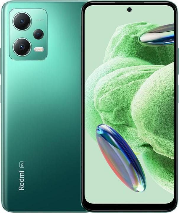 Actual product image Xiaomi Redmi Note 12 5G (128 GB, Forest Green, 6.67", Hybrid Dual SIM, 48 Mpx, 5G)