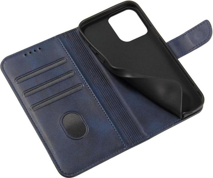 Productafbeelding Hurtel Magneethoes met klep en portemonnee - blauw (Samsung Galaxy S24+)