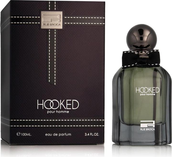 Actual product image Afnan Hooked Pour Homme Eau de Parfum Spray for Men 3.4oz 100ml - Brand New (Eau de parfum, 100 ml)