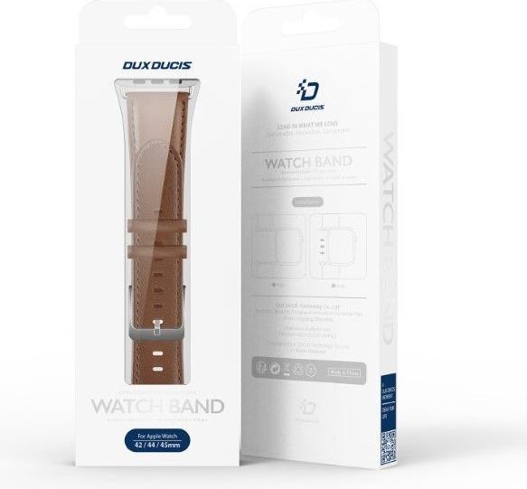 Produktbild Dux Ducis YS Series Echtleder Armband (42 mm, 44 mm, 45 mm, 49 mm, Echtleder)