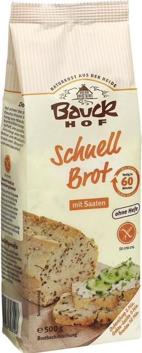 Actual product image Bauckhof Quick bread with seeds baking mix organic (500 g)