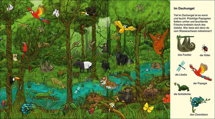 Immagine prodotto Suche und finde! - Wilde Tiere (Tedesco, Loewe I miei primi libri, Diana Kohne, Tina Frankenstein-Börlin, 2023)