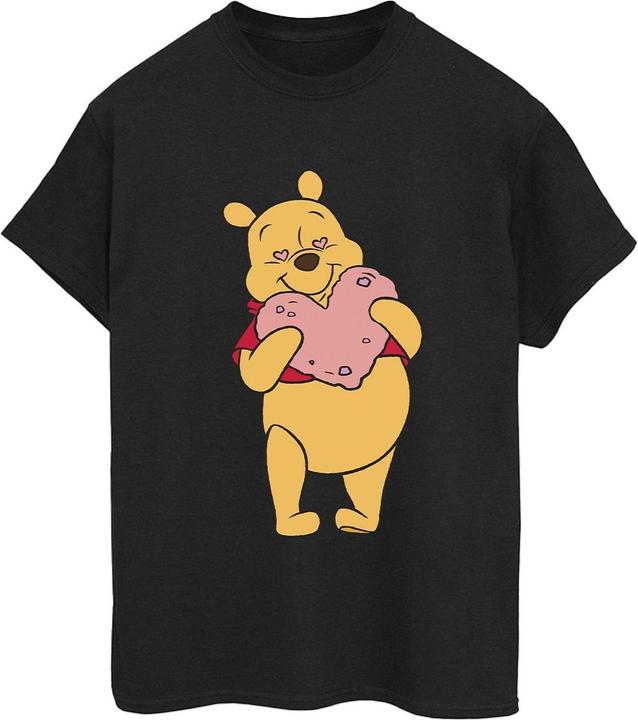 Actual product image Disney Womens/Ladies Winnie The Pooh Heart Eyes Cotton Boyfriend T-Shirt (XXL)