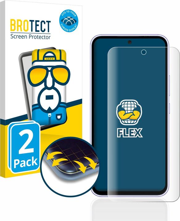 Produktbild BROTECT Full-Cover Displayschutz (2 Stück, Samsung Galaxy A54 5G)