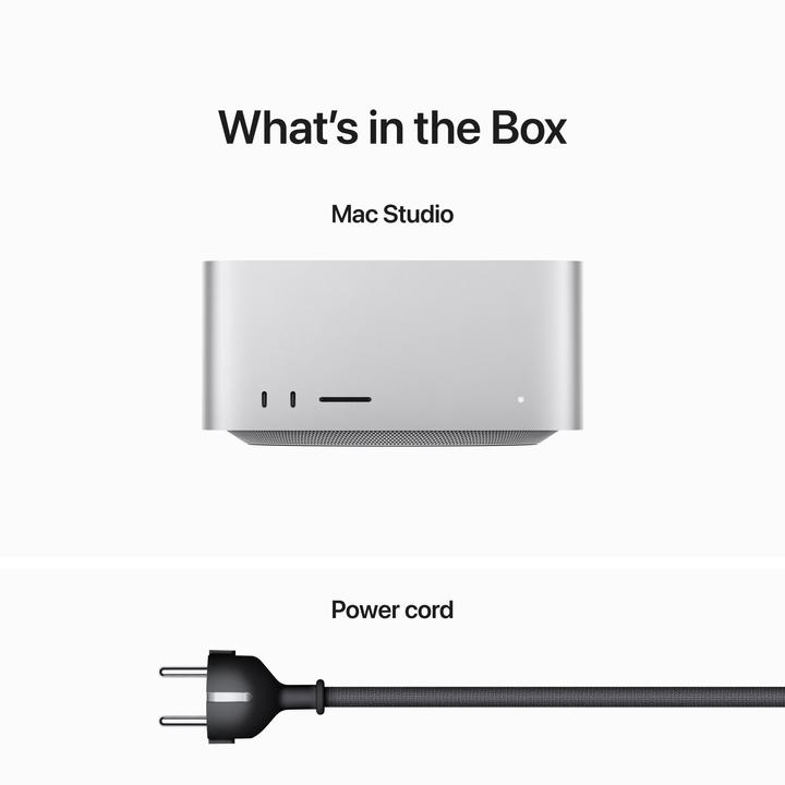 Actual product image Apple Mac Studio (M2 Max, 32 GB, 512 GB, Apple M2 Max 30-Core)
