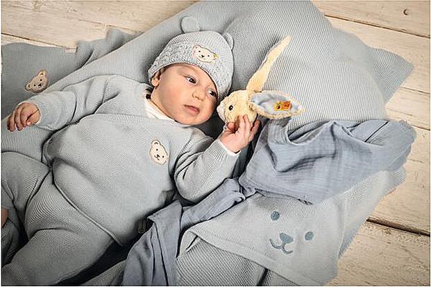 Produktbild Steiff Baby Set Strickjacke und Strickhose 2 teilig (74)