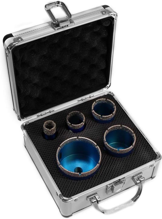 Produktbild EDW Fliesenbohrkronen Set (35 mm, 40 mm, 50 mm, 68 mm, 20 mm)