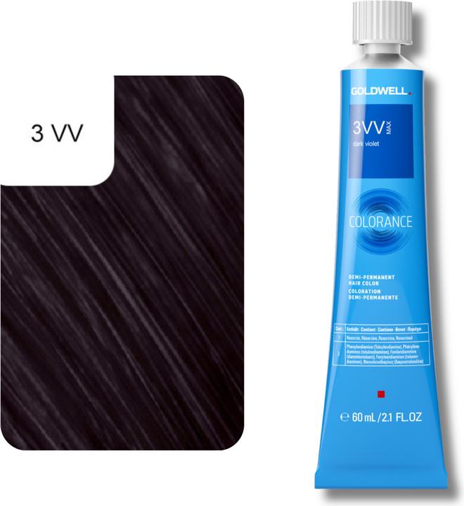 Actual product image Goldwell Colorance Tube Demi-Permanente (3VV dark violet)
