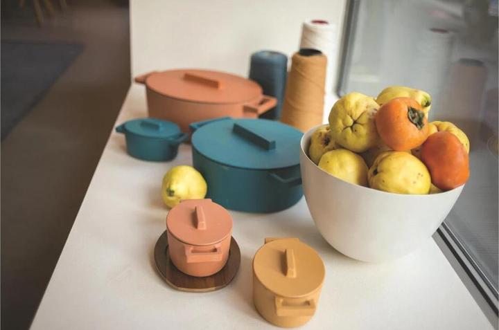 Produktbild Sambonet Bräter Terra Cotta Cotto Curry, 24.5 cm (24.24 cm, Bräter + Schmortopf, Gusseisen)