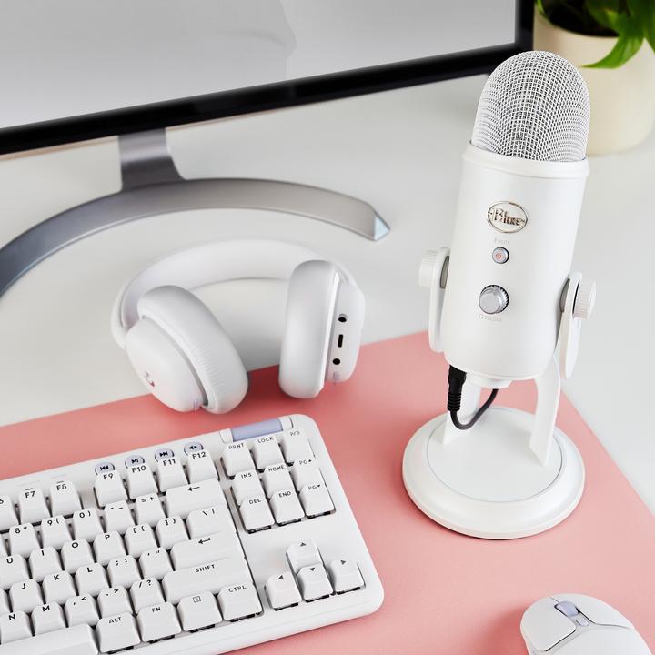 Productafbeelding Blue Yeti Witte Tafelmicrofoon