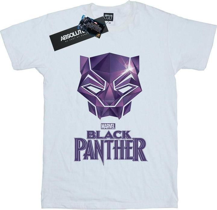 Immagine prodotto Maglietta con logo della maschera di Black Panther per ragazzi (140, 146)