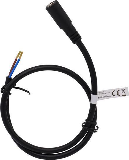 Produktbild RND Electronics DC-Anschlusskabel, 2.1x5.5x9.5mm Buchse - Offene Enden, Gerade, 300mm, Schwarz (0.13 m)