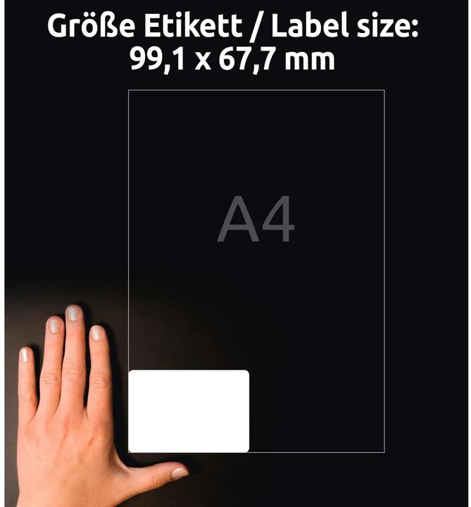 Actual product image Avery weatherproof labels